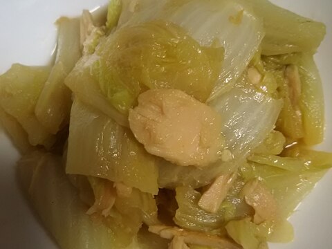 ご飯がすすむ(^^)ツナと白菜の甘旨煮